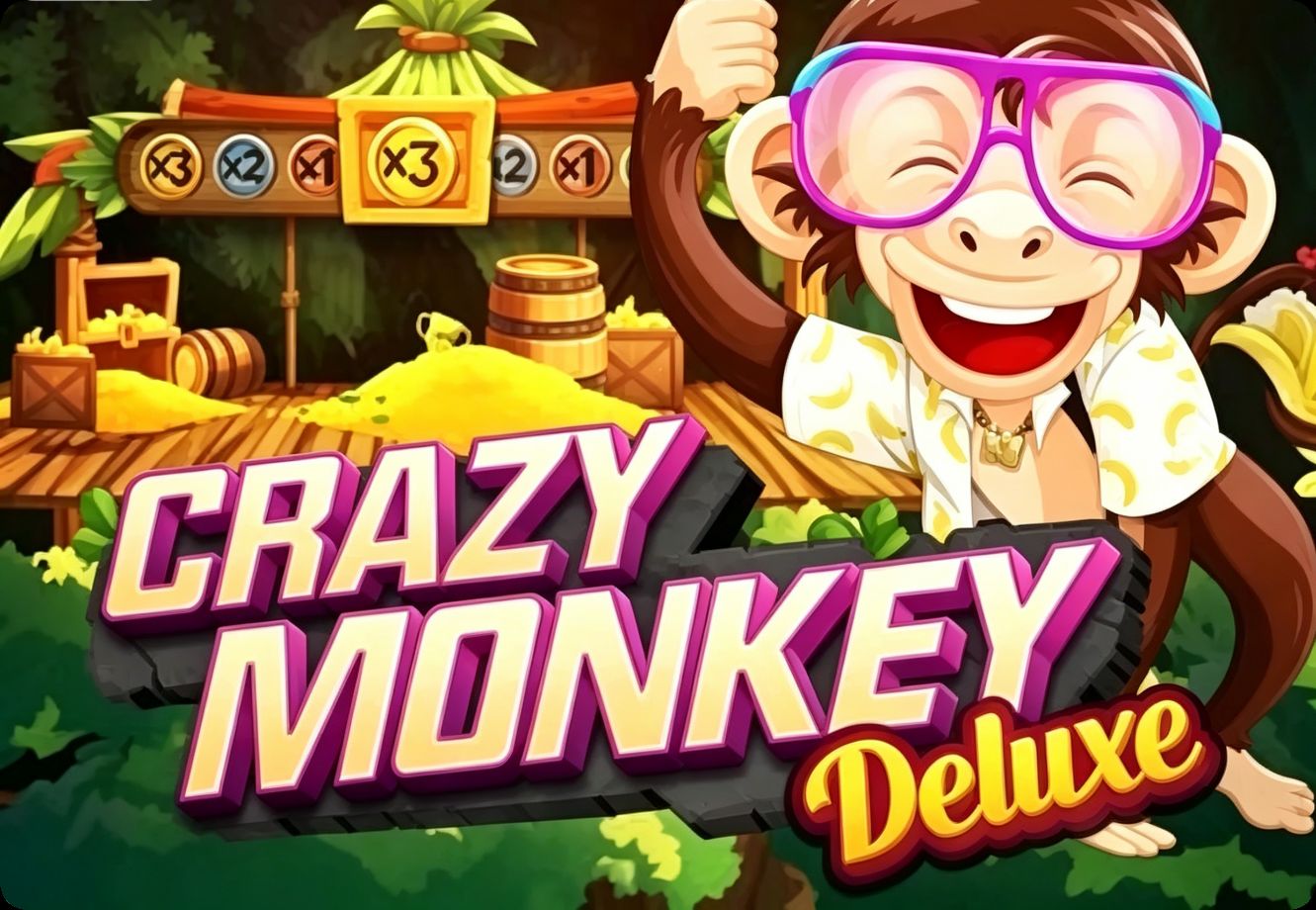 Cara Bermain crazy monkey deluxe dan Tips Menang Mudah game cover
